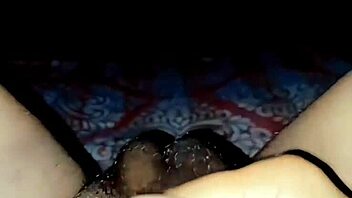 the shemale focused on small clitty play during the jerk off instructions session