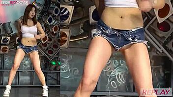 Naughty Korean Brunette Dances Sexy In Banned Kpop Video