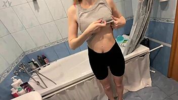 Virgin anal gets totally buffed by tongue then fucked close up to cum fast with gaping and farting.