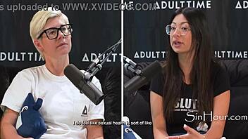 interracial ffm threesome with a busty woman