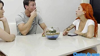 Fat Amateur Brazilian Babe Flashes Big Ass and Saggy Tits