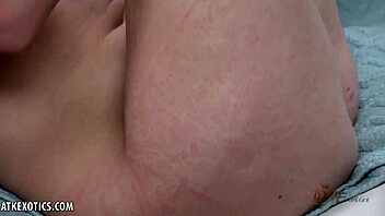 Veronica Valentine Masturbates Solo with Cute Braces and Skinny Body Fingering Wet Pussy