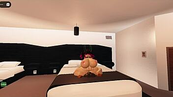 oh fuck yeah, take this rough deepthroat while i destroy your big ass, you white whore!!