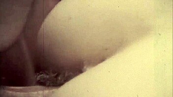 Vintage Hairy Pussy Gets Interracial Fucking Action