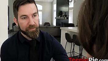 Sweet Brooke Johnson moans loud while getting fucked hard 😈