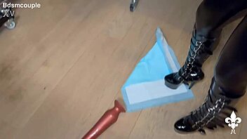 Extreme anal destruction unfolds in full movie with fisting and femdom action