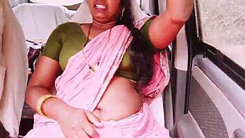 hey, check this beautiful housewife cheating on her husband, trying to fuck her boyfriend in the car with telugu dirty talks 😏🔥