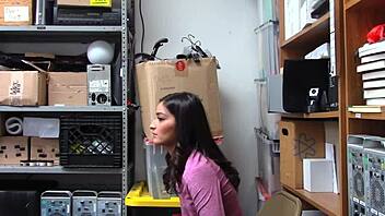 Emily Willis Shy Tease With Mall Cop In Hidden Cam Shop Encounter!