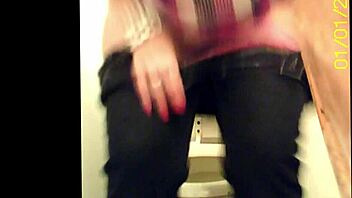 Hidden camera footage from the bathroom part two in casual view