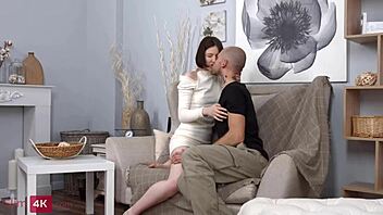 Skinny teen Margo von Teese enjoys a romantic walk before riding her boyfriend in doggystyle and getting cum in mouth.