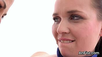 Slutty lezzie lookers are fisting juicy slits and buttholes.