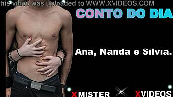 Ana, Nanda, and Silvia engage in amateur Brazilian encounters with passionate intensity.