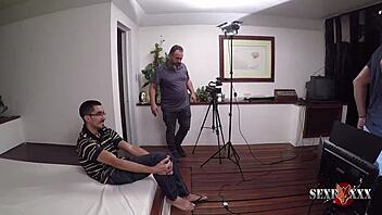 behind the scenes of evy kethlyn's photo shoot with ed junior, big bambu, binho ted