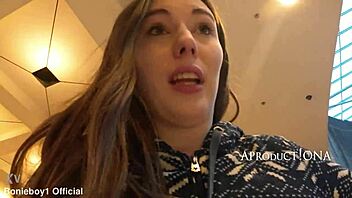 what happens when aleya sun wets her jeans right in the busy shopping mall outdoors?