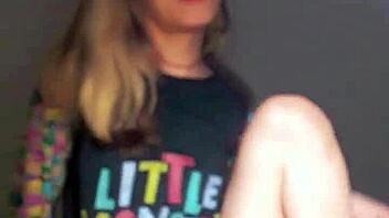 Bonneyuwu enjoys a playful session with pajamas, toys, and a stuffed animal in bed.