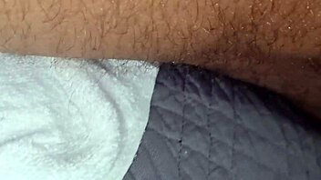 She MOANS and SPITS on his BIG COCK, giving a slow intense HANDJOB with lots of CUM to SWALLOW - try not to CUM if you can!