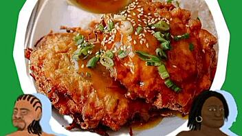 Exploring false hood featuring Nico Moron in Asian wrestling food theme