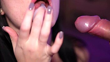 Cum in mouth and on lips compilation!