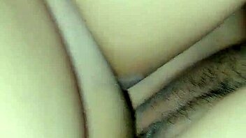 casual asian couple enjoys missionary sex until she gets a cum load on her armpit