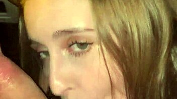 blonde petite teen 18+ laney grey sucks off hung driving instructor in pov 😍