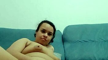 depraved latina prostitute bends over in pov for chubby ass masturbation. she touches herself until squirting orgasm hits hard.