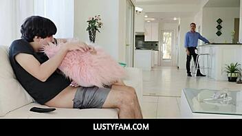 Stepbro, why don't you lick my wet pussy before pounding this naughty teen 18+ hard?