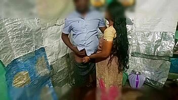 Could This Indian Village Student Handle Hardcore Bathroom Fuck with Country Aunt Friend?