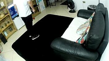 punishing the maid for her bad work around the house