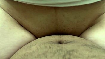 Stuck in the bathroom with this hot milf while he's not around!