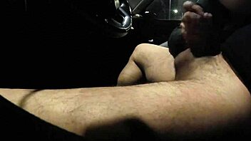 street whore sucks my big cock without condom in public parkin lot, uh licks all the cum misscreamy