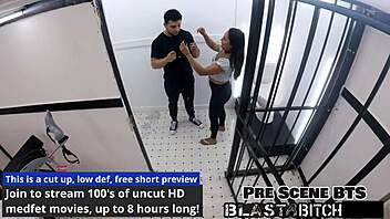 Patient's Pussy Gets Intense Vibrator Action While Watched In Hospital With Latina Nurse