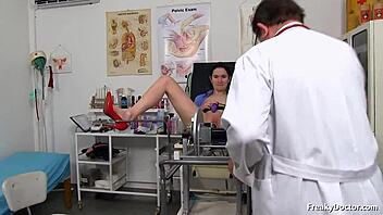 Marietta undergoes a detailed medical exam at the hospital