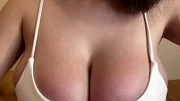 my stepmother has such big milky tits, oh man i can't stop starin