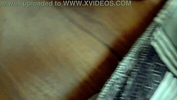 Stuck in the bathroom with this hot milf while he's not around!