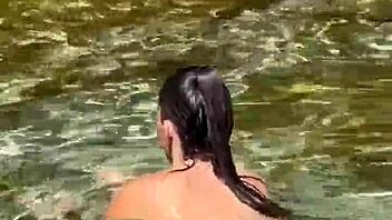 Risky Beach Blowjob From Sloppy Teen Model In Pov