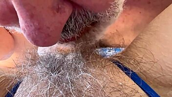 Oh Wow! Missionary Fuck with Ultra Close-Ups of Freshly Fucked Hairy Pussy and Big Clit Covered in Cum