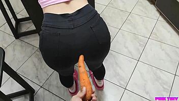 hot mexican girlfriend craves massive cock for intense anal session