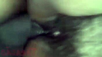 Amateur blonde bbw gets her hairy beaver and big tits covered in cum during a wild massage session