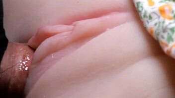 How close can you get to intense shaved pussy and anal close-up action?