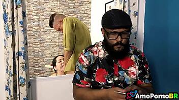 Uma esposa blonde milf needs brazilian friends huge cock cum in mouth for true happiness.