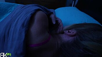 junior, why sneak into my bed after nightmare for tattooed milf handjob and rough taboo fun?