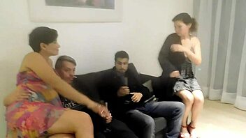 Wife hires plumber for repairs and secretly meets brother-in-law in dining room for encounter.