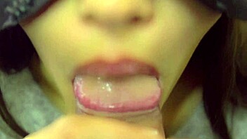 Japanese Hot Amateur Gets Blowjob Facial In Close Up