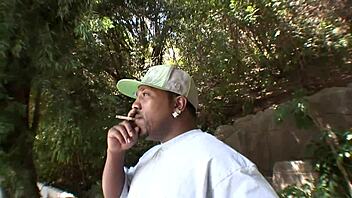 Lisa Ann takes on Shorty Mac's massive black dick for epic creampie action 😈