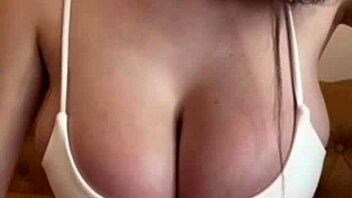 my stepmother has such big milky tits, oh man i can't stop starin