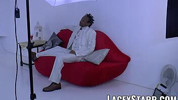 Granny bride in fishnets takes bbc pounding and gets fed cum