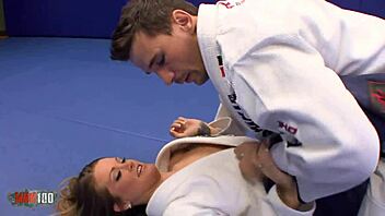 Would you give me a blowjob if I massage your feet with this monster cock?