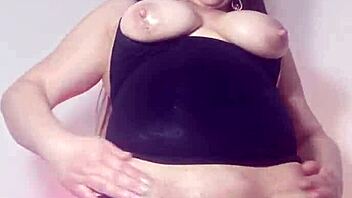 curvy blonde milf with big natural tits sends sexy videos as a naughty prostitute teasing her latina pussy