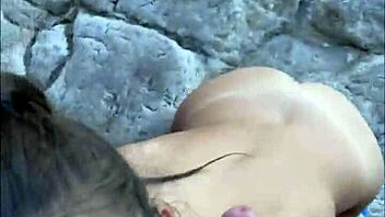 Risky Beach Blowjob From Sloppy Teen Model In Pov
