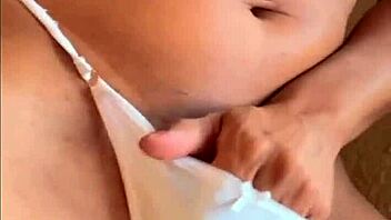 this teen ebony beauty rides and takes anal in a wild group session, moaning with orgasm while giving jerk off instructions.